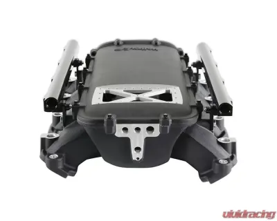Holley EFI Ultra Lo-Ram Manifold Kit (Black Finish) w/ Port Injection Fuel Rails GM Gen V LT Engine - 300-719BK