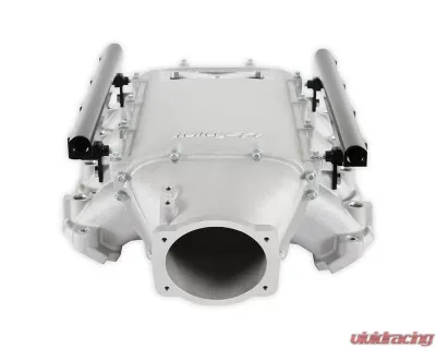 Holley EFI Ultra Lo-Ram Manifold Kit (Satin Finish) w/ Port Injection Fuel Rails GM Gen V LT Engine - 300-719