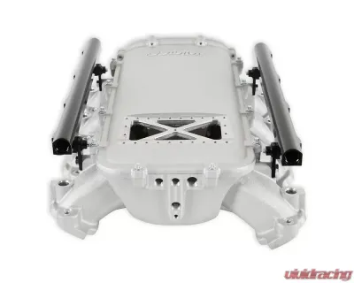 Holley EFI Ultra Lo-Ram Manifold Kit (Satin Finish) w/ Port Injection Fuel Rails GM Gen V LT Engine - 300-719