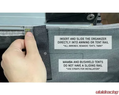 Overland Vehicles System Roof Top Tent & Awning Camp Organizer - 18089911