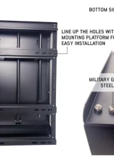 Overland Vehicles System Camp Cargo Box Kitchen w/ Slide Out Sink Cooking Shelf & Work Station                                     - 21010401 - Image 10