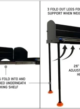 Overland Vehicles System Camp Cargo Box Kitchen w/ Slide Out Sink Cooking Shelf & Work Station                                     - 21010401 - Image 4