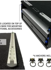 Overland Vehicles System Camp Cargo Box Kitchen w/ Slide Out Sink Cooking Shelf & Work Station                                     - 21010401 - Image 9