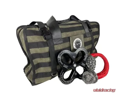 Overland Vehicle Systems No. 16 Waxed Canvas Small Duffle Bag w/ Handle & Straps - 21169941