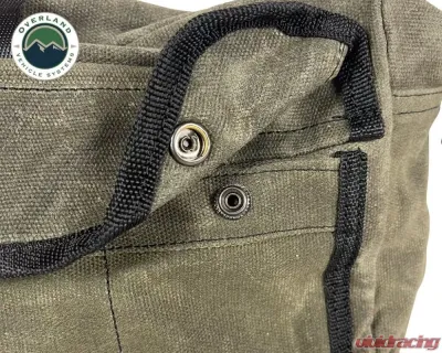 Overland Vehicle Systems No. 16 Waxed Canvas Small Duffle Bag w/ Handle & Straps - 21169941