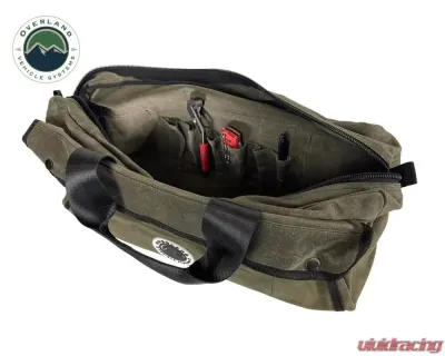 Overland Vehicle Systems No. 16 Waxed Canvas Small Duffle Bag w/ Handle & Straps - 21169941