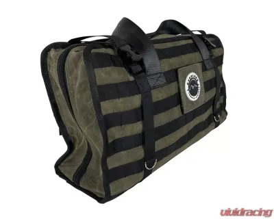 Overland Vehicle Systems No. 16 Waxed Canvas Large Recovery Bag with Handle & Straps - 21179941