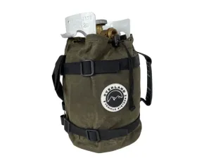 Overland Vehicle Systems No. 16 Waxed Canvas Propane Bag with Handle & Straps