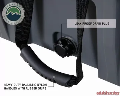 Overland Vehicle System DBS Dark Grey 53 Quart Dry Box with Drain & Bottle Opener - 40100001