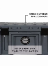 Overland Vehicle Systems DBS Dark Grey 95 Quart Dry Box with Drain & Bottle Opener                                     - 40100011 - Image 12