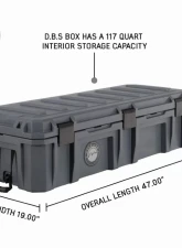 Overland Vehicle Systems DBS Dark Grey 117 Quart Dry Box with Drain & Bottle Opener                                     - 40100021 - Image 2