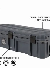 Overland Vehicle Systems DBS Dark Grey 117 Quart Dry Box with Drain & Bottle Opener                                     - 40100021 - Image 3