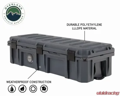 Overland Vehicle Systems DBS Dark Grey 117 Quart Dry Box with Drain & Bottle Opener - 40100021