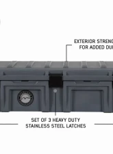 Overland Vehicle Systems DBS Dark Grey 117 Quart Dry Box with Drain & Bottle Opener                                     - 40100021 - Image 12