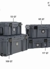 Overland Vehicle System DBS Dark Grey 53 Quart Dry Box with Drain & Bottle Opener                                     - 40100001 - Image 13