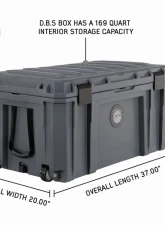 Overland Vehicles System DBS Dark Grey 169 Quart Dry Box w/ Wheels, Drain & Bottle Opener                                     - 40100031 - Image 2
