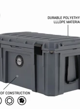 Overland Vehicles System DBS Dark Grey 169 Quart Dry Box w/ Wheels, Drain & Bottle Opener                                     - 40100031 - Image 3