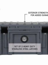 Overland Vehicles System DBS Dark Grey 169 Quart Dry Box w/ Wheels, Drain & Bottle Opener                                     - 40100031 - Image 12
