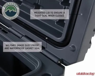 Overland Vehicles System DBS Dark Grey 169 Quart Dry Box w/ Wheels, Drain & Bottle Opener - 40100031