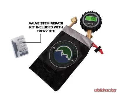 Overland Vehicle Systems Digital Tire Gauge & Valve Kit Universal - 12010001