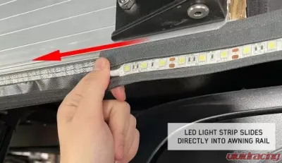 Overland Vehicle Systems Flexible 47" LED Light w/ Dimmer & Adaptor - 18009908