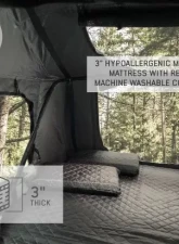 Overland Vehicle Systems N3E Nomadic 3 Extended Roof Top Tent with Annex, Gray                                     - 18631936 - Image 11