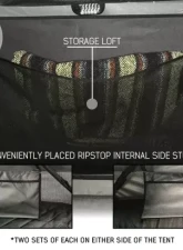 Overland Vehicle Systems N3E Nomadic 3 Extended Roof Top Tent with Annex, Gray                                     - 18631936 - Image 12