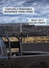 Overland Vehicle Systems N3E Nomadic 3 Extended Roof Top Tent with Annex, Gray                                     - 18631936 - Image 15