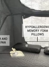 Overland Vehicle Systems N3E Nomadic 3 Extended Roof Top Tent with Annex, Gray                                     - 18631936 - Image 18