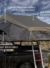 Overland Vehicle Systems N3E Nomadic 3 Extended Roof Top Tent with Annex, Gray                                     - 18631936 - Image 8