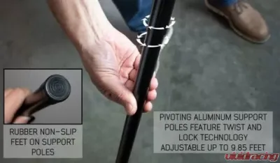 Overland Vehicle Systems Nomadic 180 Extended 3 Meter Poles Kit - 18169910