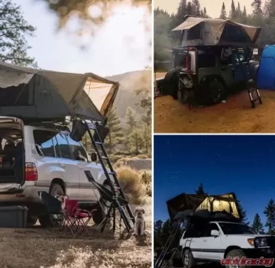 Overland Vehicle Systems Bushveld II Hard Shell Roof Top Tent Universal - 18189901