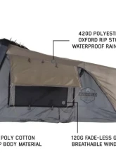 Overland Vehicle Systems Bushveld II Hard Shell Roof Top Tent Universal                                     - 18189901 - Image 3