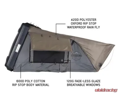 Overland Vehicle Systems Bushveld II Hard Shell Roof Top Tent Universal - 18189901