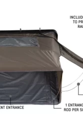 Overland Vehicle Systems Bushveld II Hard Shell Roof Top Tent Universal                                     - 18189901 - Image 4