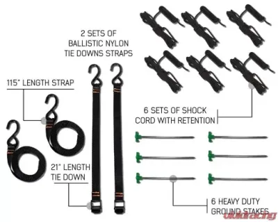 Overland Vehicle Systems Nomadic 270 LT Awning Brackets - 18189909