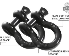 Overland Vehicle Systems Recovery Shackle 3/4