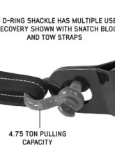 Overland Vehicle Systems Recovery Shackle 3/4" Gray                                     - 19010206 - Image 5