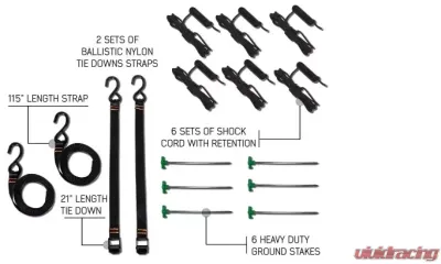 Overland Vehicle Systems Nomadic 270 Awning for 2003-2022 Dodge, Ford, Chevrolet Van - 19519908