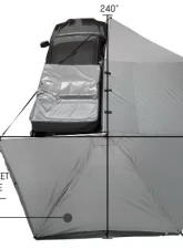 Overland Vehicle Systems Nomadic 270 Awning for Dodge, Ford, Chevrolet Van 2003-2022                                     - 19529908 - Image 2