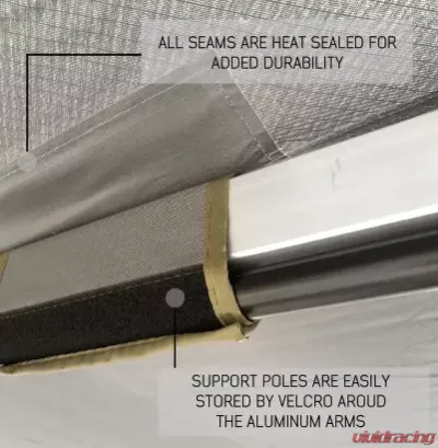 Overland Vehicle Systems Nomadic 270 Awning for Dodge, Ford, Chevrolet Van 2003-2022 - 19529908