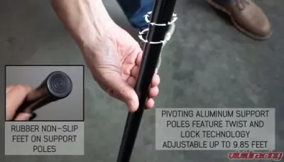 Overland Vehicle Systems Nomadic 270 Awning for Dodge, Ford, Chevrolet Van 2003-2022 - 19529908