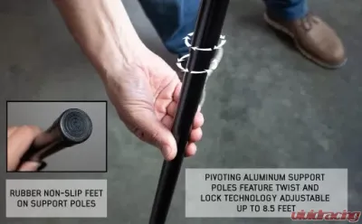 Overland Vehicle Systems Nomadic LT 270 Awning & Walls Driverside Universal Fit - 19579907