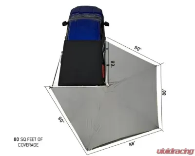 Overland Vehicle Systems Nomadic LT 270 Awning & Walls for Passenger Side Universal Fit - 19589907