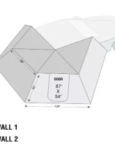 Overland Vehicle Systems Nomadic 270 LT Walls Passenger Side Universal                                     - 19589908 - Image 2