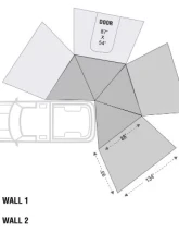 Overland Vehicle Systems Nomadic 270 LT Walls Passenger Side Universal                                     - 19589908 - Image 2