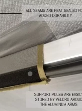 Overland Vehicle Systems Nomadic 180 Awning for Dodge, Ford, Chevrolet Van 2003-2022                                     - 19609908 - Image 12