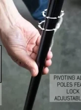 Overland Vehicle Systems Nomadic 180 Awning for Dodge, Ford, Chevrolet Van 2003-2022                                     - 19609908 - Image 5