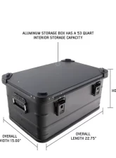 Overland Vehicle Systems Aluminum Box Storage                                     - 30100201 - Image 8