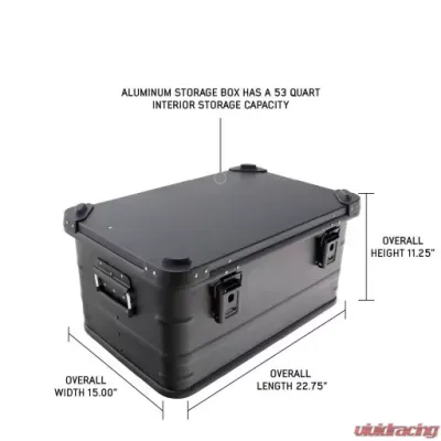 Overland Vehicle Systems Aluminum Box Storage - 30100201